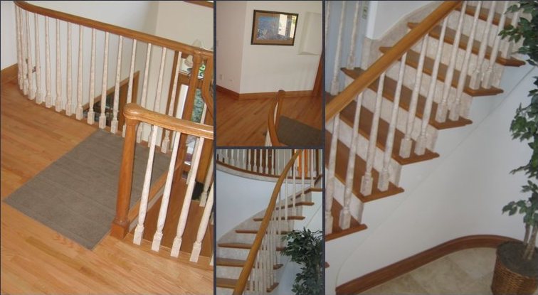 New Hardwood & Stair Refinish in Green Oaks, IL